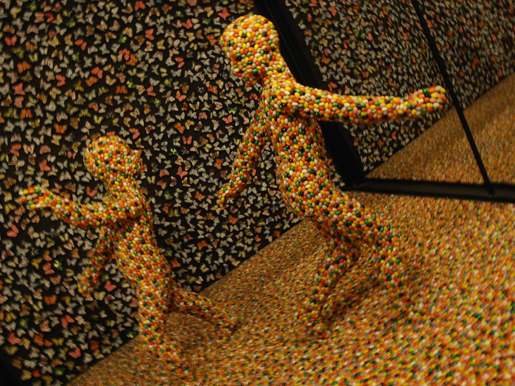 Mirrors and jelly beans, Art Exhibit, Liberty Museum, Philadelphia, PA